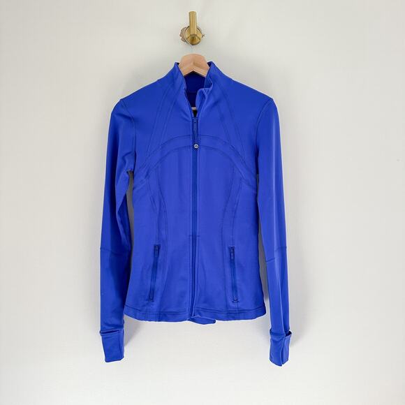 Lululemon Define Nulu Full Zip Jacket in Cerulean Blue 6 - Picture 2 of 6